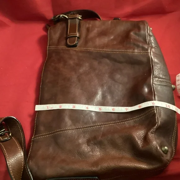 The Trend Designed in Italy Brown leather purse - Picture 8 of 14